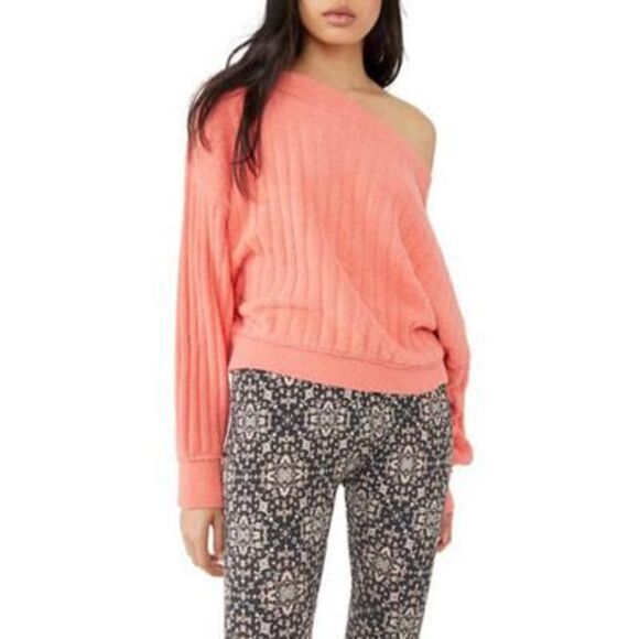 Free People Other - Free People Cabin Fever Pullover In Coral - S